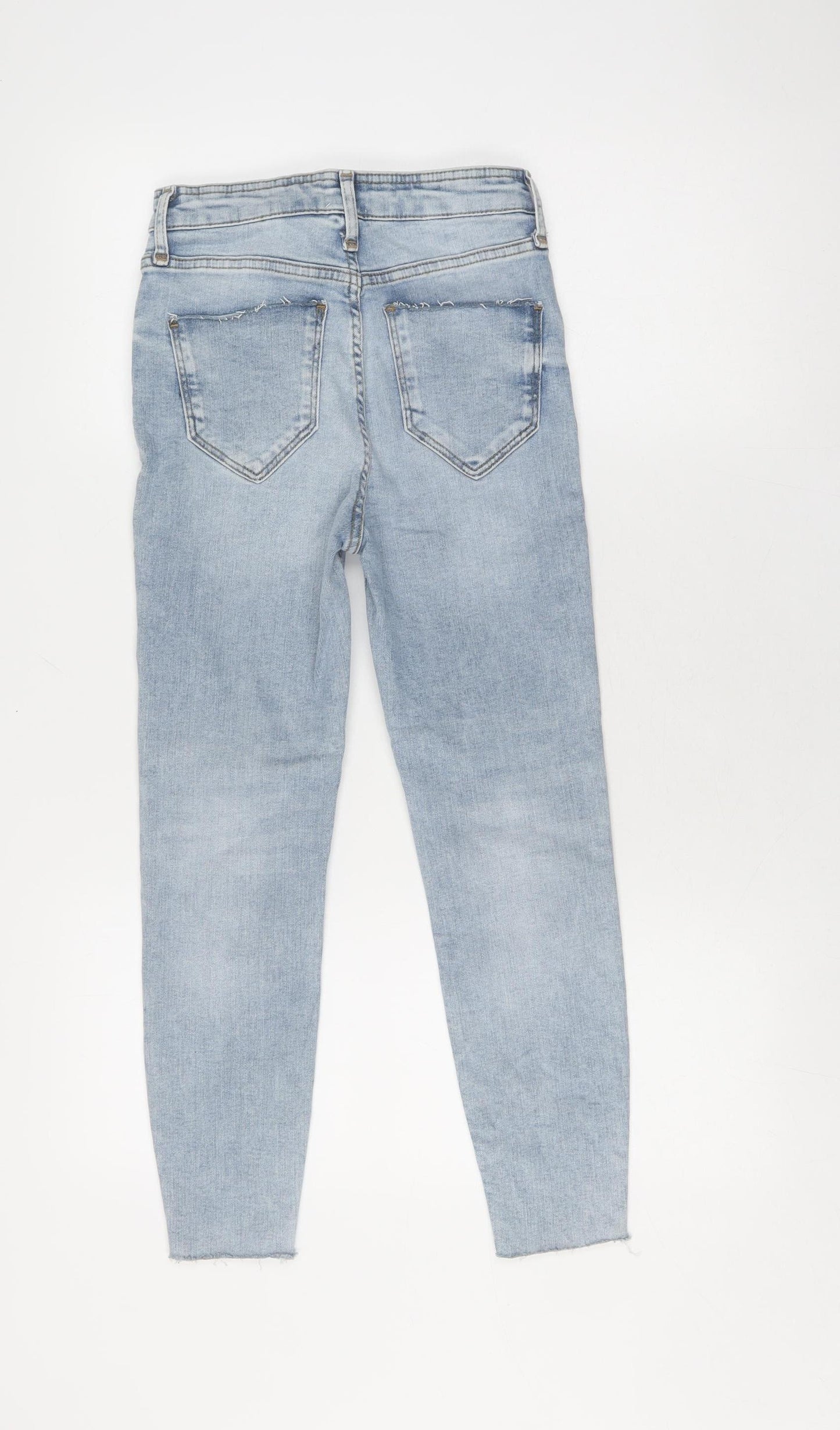 River Island Girls Blue XS Straight Jeans