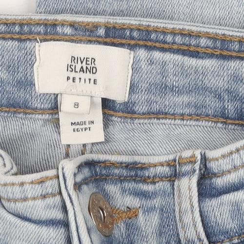 River Island Girls Blue XS Straight Jeans