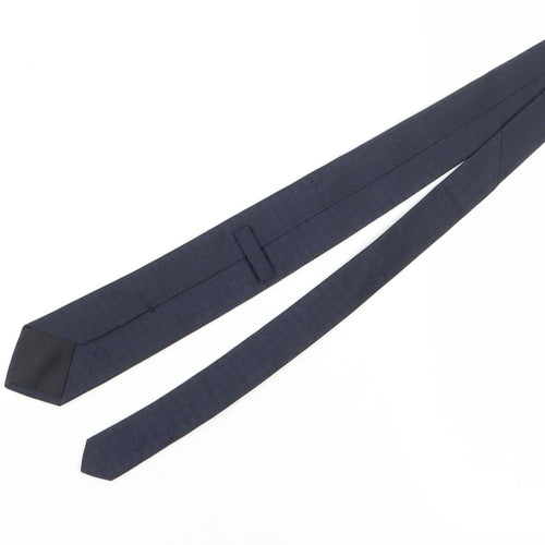 Hugo Boss Men's Blue Geometric Silk Designer Tie