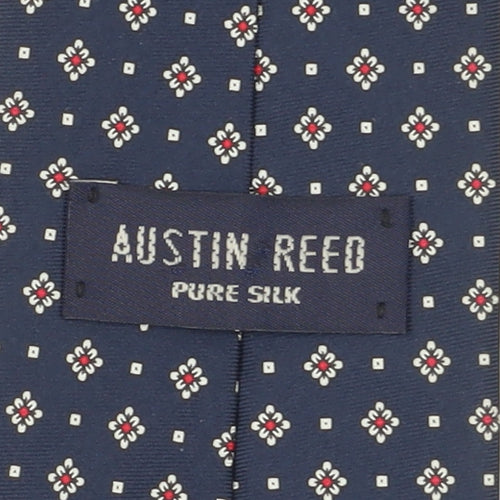 Austin Reed Men's Blue Silk Geometric Designer Tie