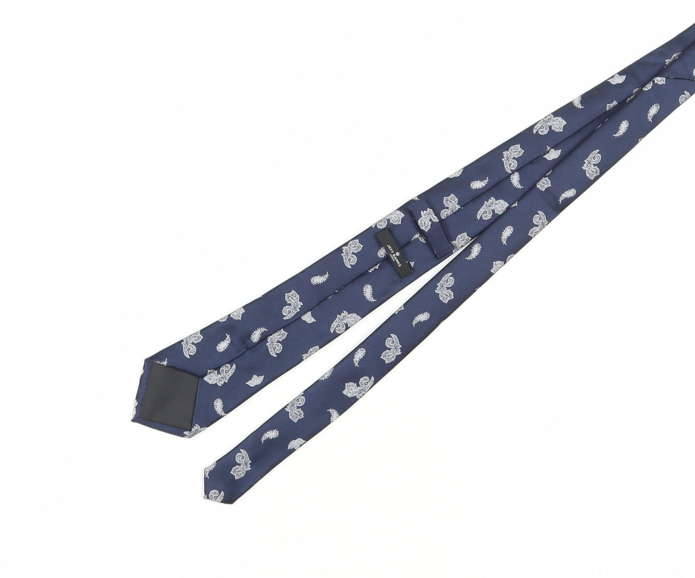 Jeff Banks Men's Blue Paisley Designer Tie - One Size