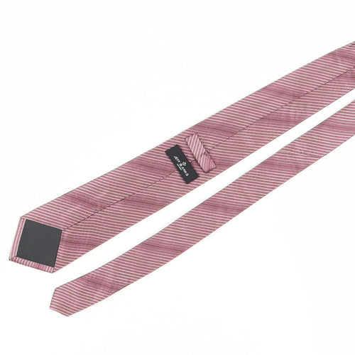 Jeff Banks Men's Purple Striped Silk Tie