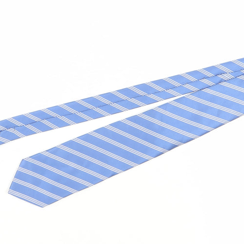 Jeff Banks Men's Blue Striped Tie - Stylish and Versatile