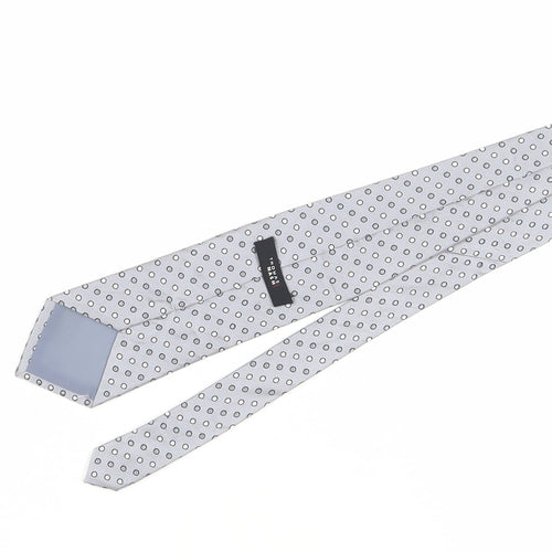 Thomas Nash Men’s Grey Polka Dot Tie One Size