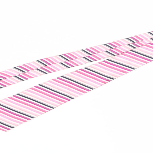 Jeff Banks Men's Pink Striped Silk Tie