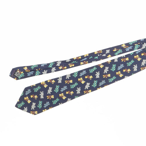 Austin Reed Men's Blue Silk Bear Tie