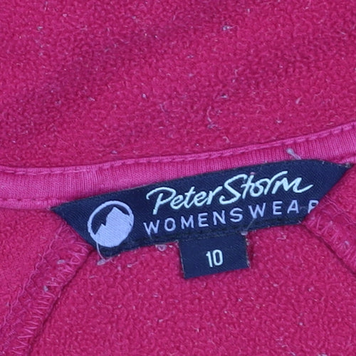 Peter Storm Women's Pink Fleece Sweatshirt Size 10