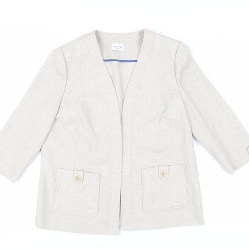 Eastex Women's Beige Suit Jacket Size 12 for Spring