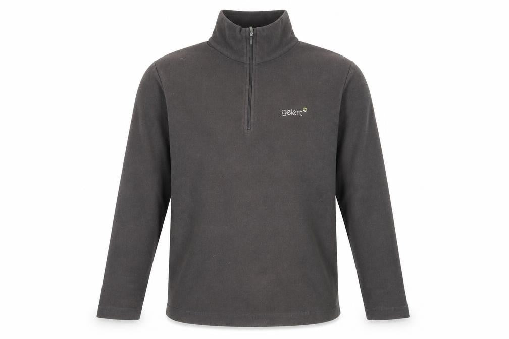 Gelert Men's Black 1/2 Zip Fleece Sweatshirt, Size S