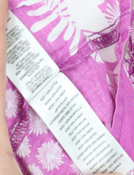 Mantaray Womens Pink Floral Sundress Size 8