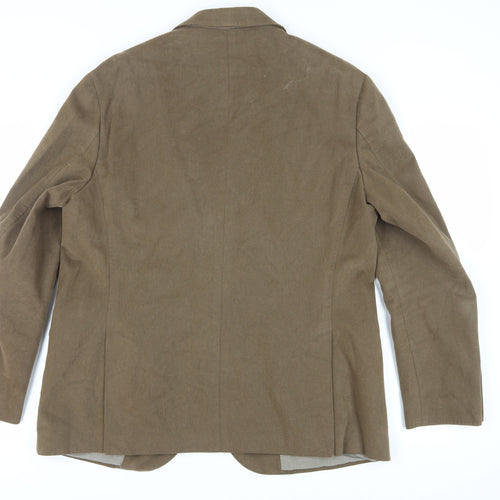 Massimo Dutti Men's Brown Blazer, Size 48, Formal