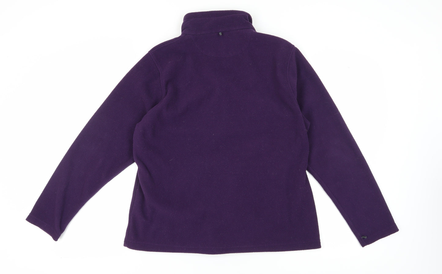 Regatta Women's Purple Fleece Jacket UK 18 All Seasons