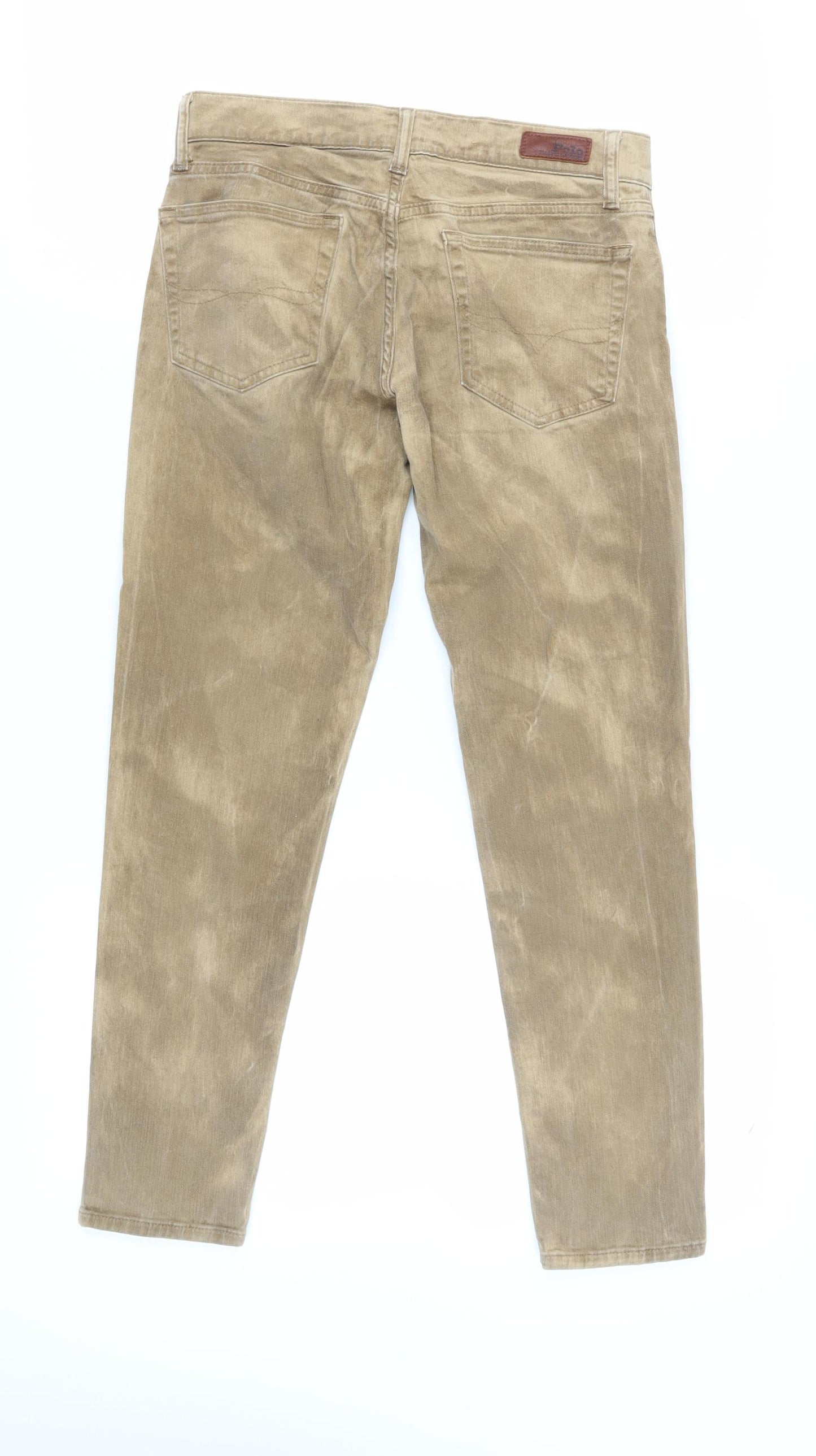 Polo Ralph Lauren Women's Beige Skinny Jeans Size 4