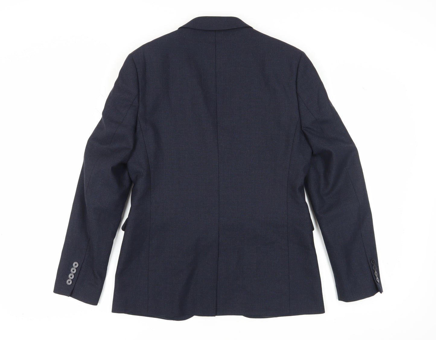 Jaeger Men's Blue Blazer, 38, Regular Fit, Formal Elegance