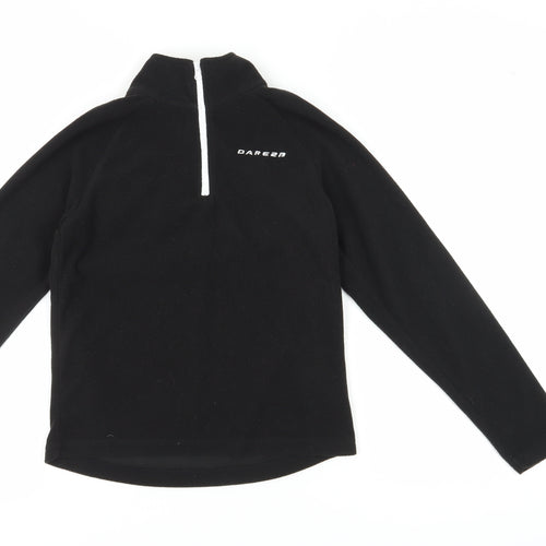 Dare 2b Boys Black Fleece 1/4 Zip Hoodie, 11-12 Years