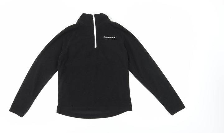 Dare 2b Boys Black Fleece 1/4 Zip Hoodie, 11-12 Years