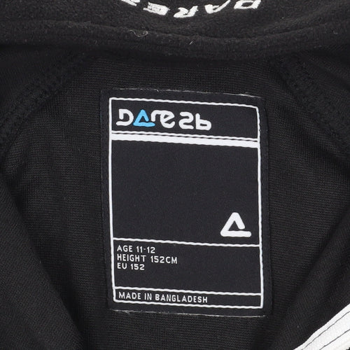 Dare 2b Boys Black Fleece 1/4 Zip Hoodie, 11-12 Years