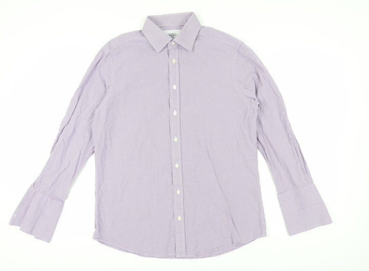 Charles Tyrwhitt Men’s Purple Slim Fit Check Shirt