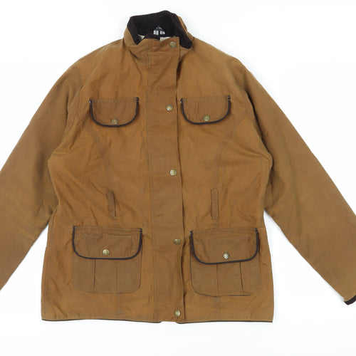 Ry Country Women's Brown Waxed Cotton Jacket Size 12