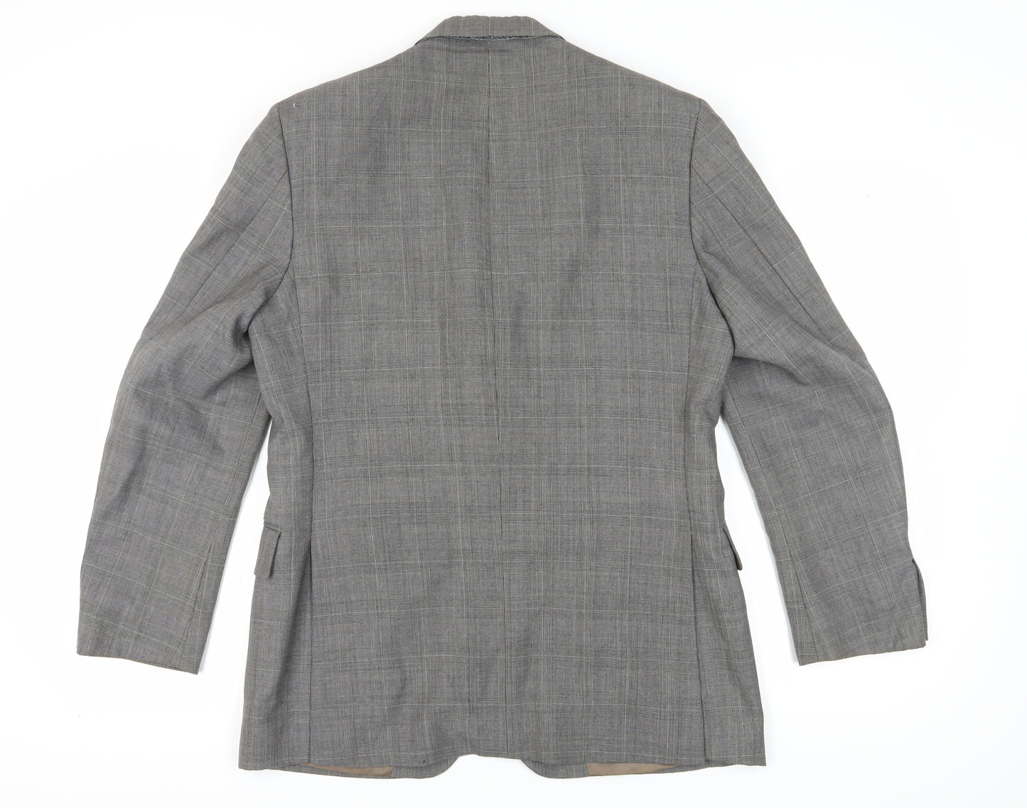 Austin Reed Men's Grey Plaid Blazer 40 R