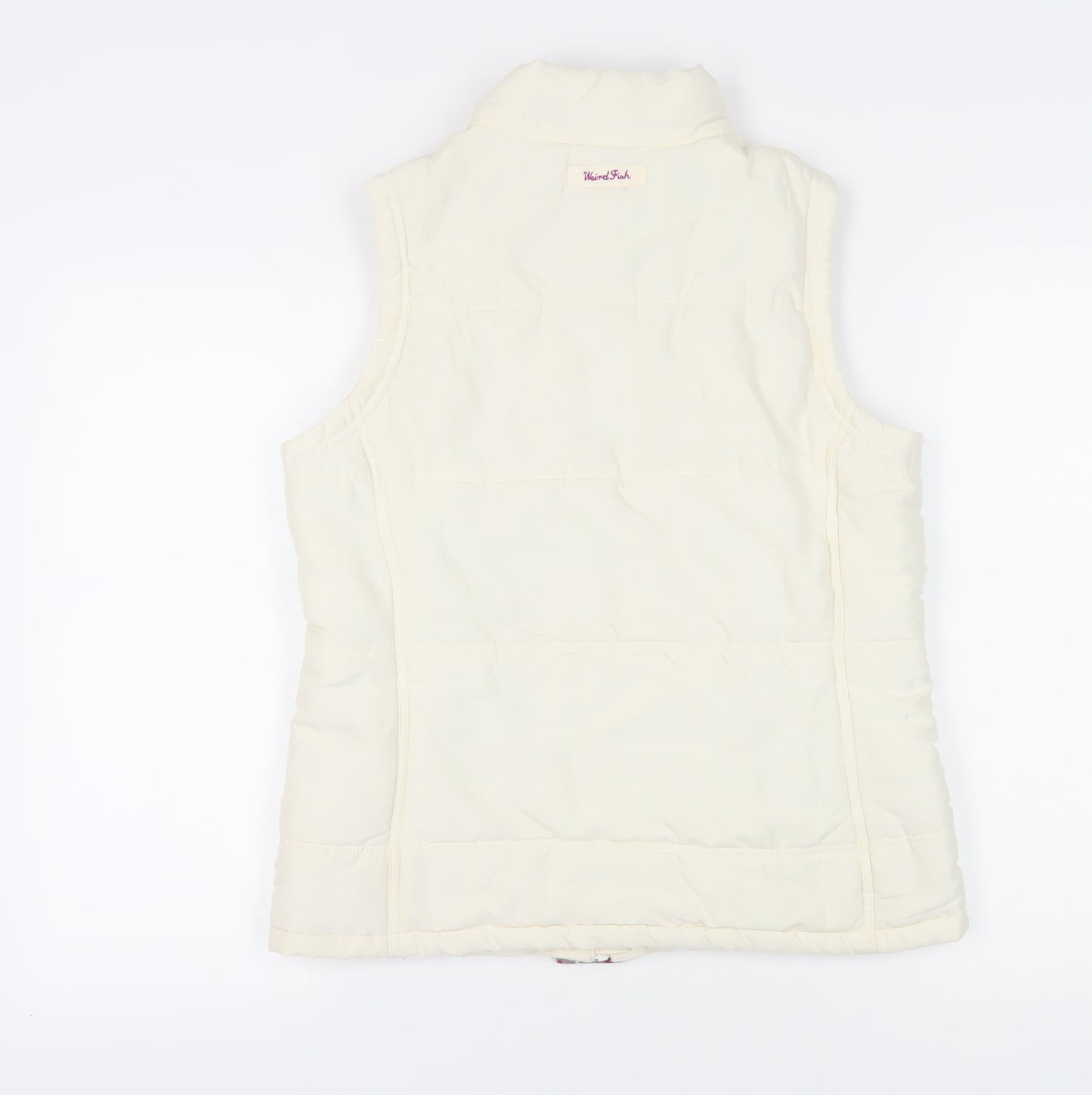 Weird Fish Women’s Ivory Waistcoat Size 14