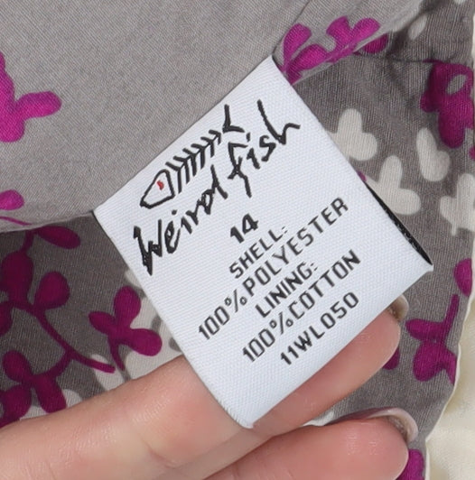 Weird Fish Women’s Ivory Waistcoat Size 14