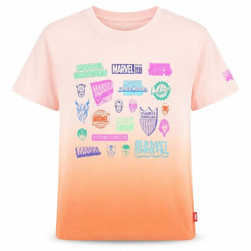 Marks and Spencer Marvel Unisex Kids Pink T-Shirt 10-11 Years