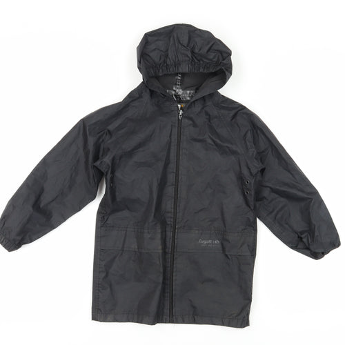 Regatta Boys Black Windbreaker Jacket 8 Years Lightweight
