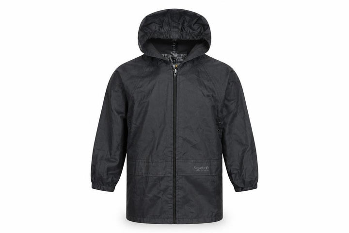 Regatta Boys Black Windbreaker Jacket 8 Years Lightweight
