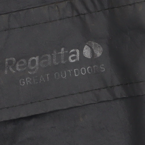 Regatta Boys Black Windbreaker Jacket 8 Years Lightweight