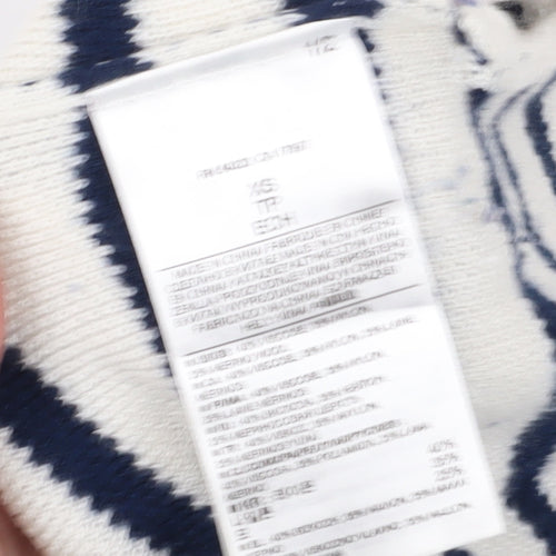 Banana Republic Women's Multicoloured XS Striped Pullover Jumper