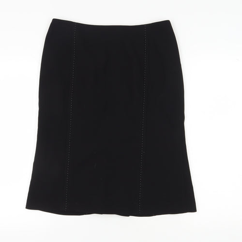 Hobbs Women's Black Knee Length Pencil Skirt, Size 12