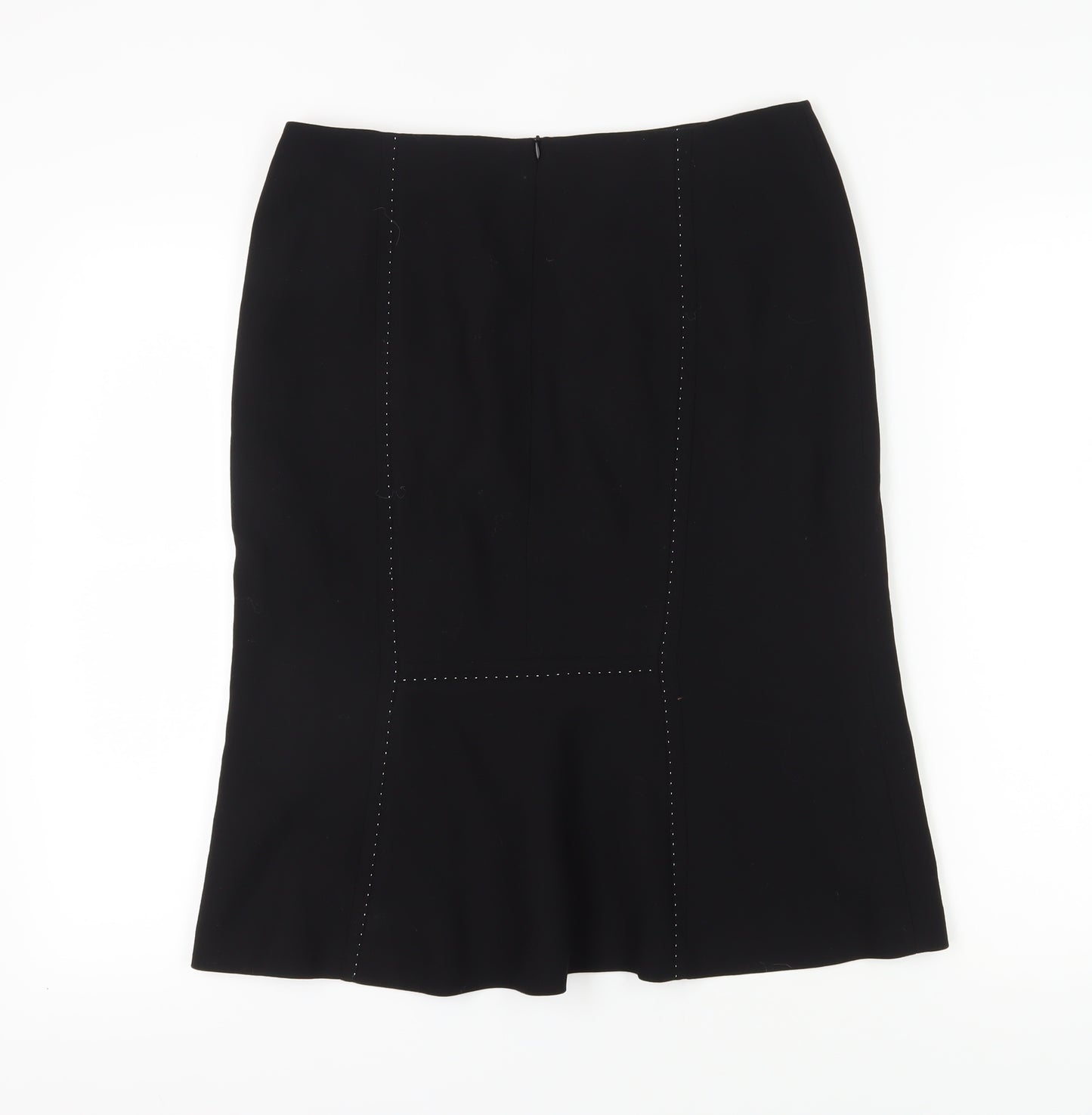 Hobbs Women's Black Knee Length Pencil Skirt, Size 12