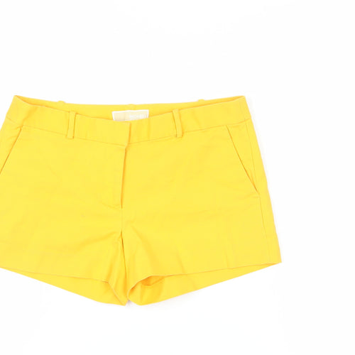 Michael Kors Women's Yellow Chino Shorts Size 4