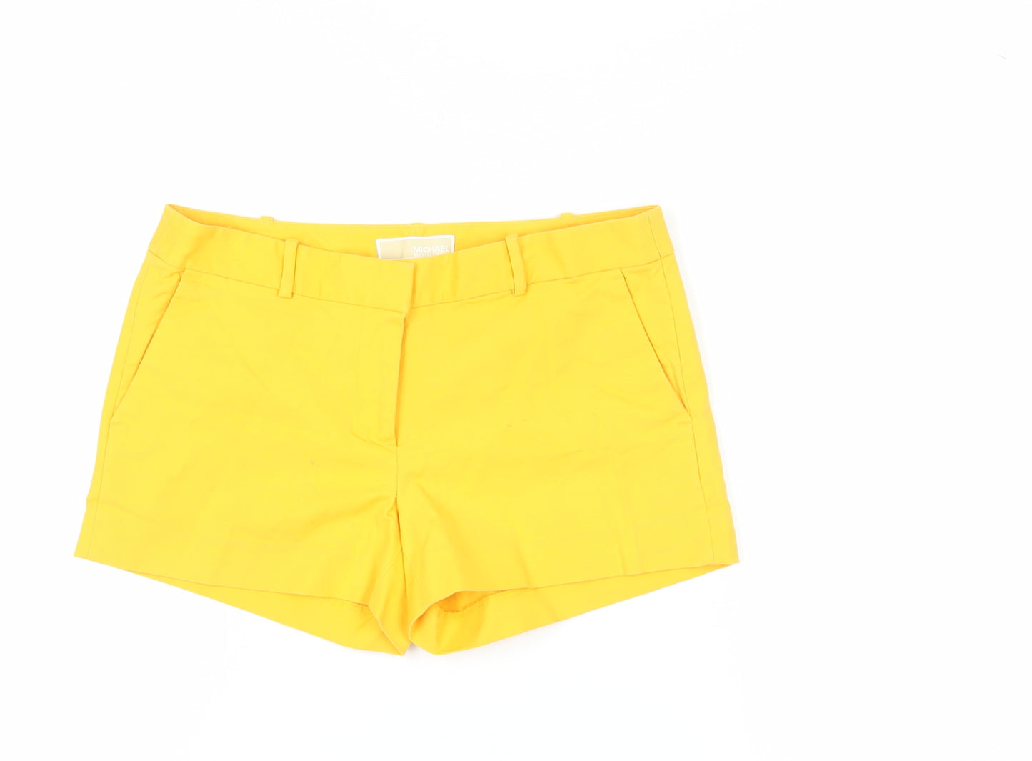 Michael Kors Women's Yellow Chino Shorts Size 4