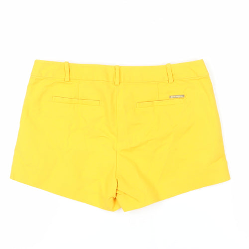 Michael Kors Women's Yellow Chino Shorts Size 4