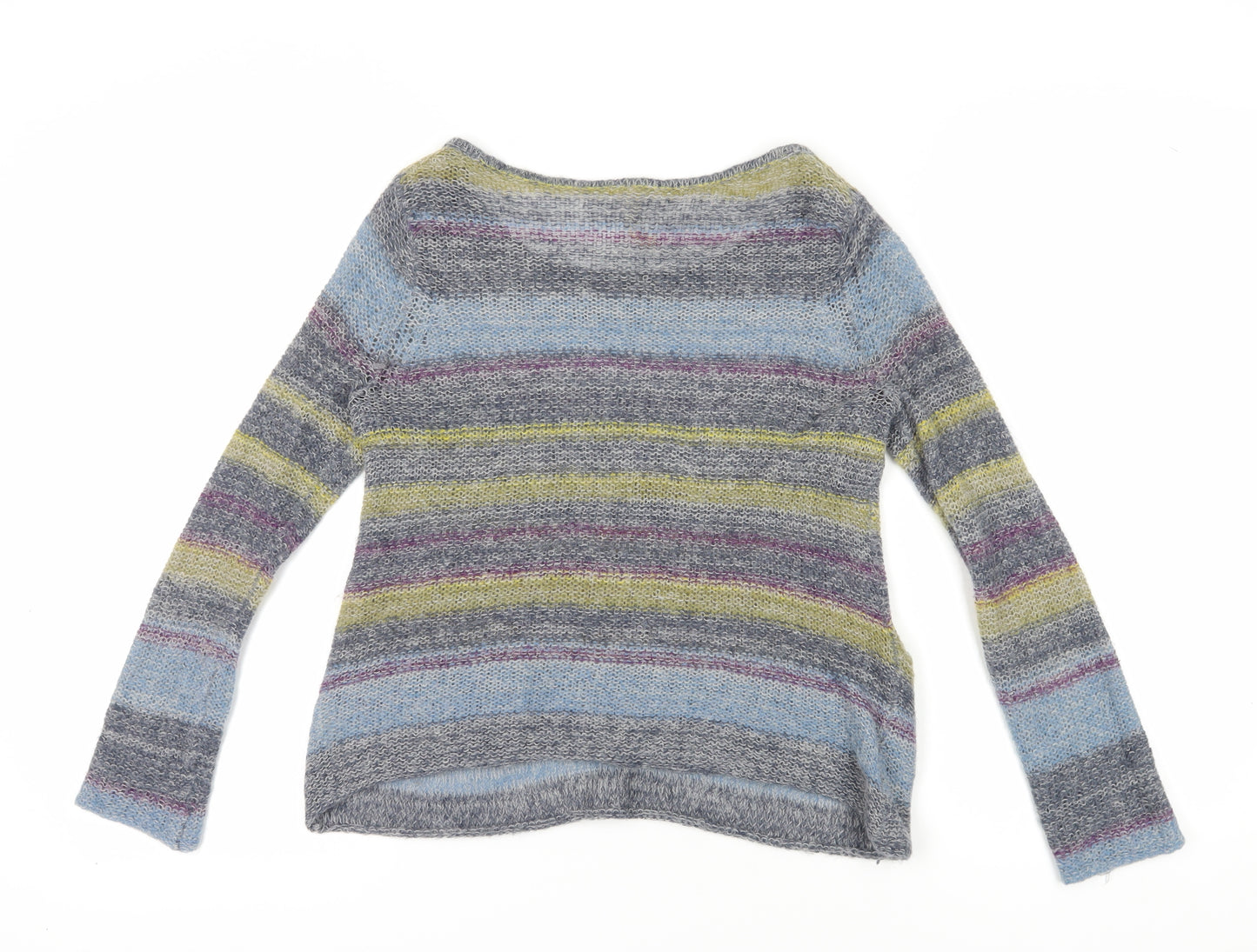 White Stuff Women's Multicoloured Striped Jumper Size 10