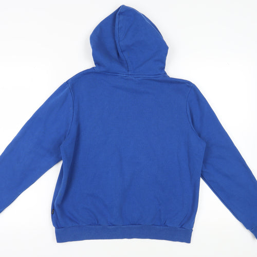 Puma Boys Blue Pullover Hoodie Size L with Logo