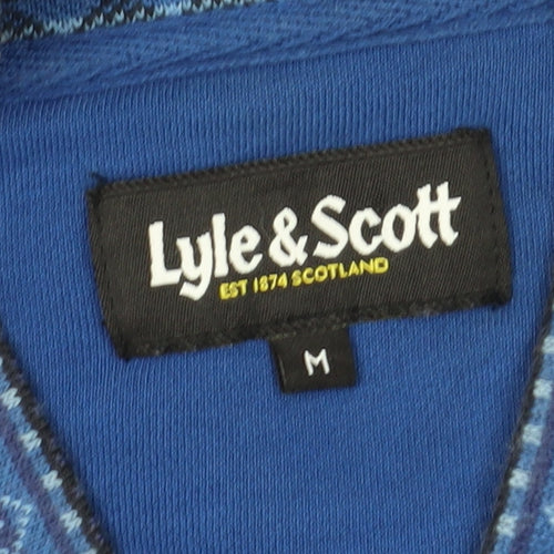 Lyle & Scott Men's Blue Cardigan Sweatshirt M