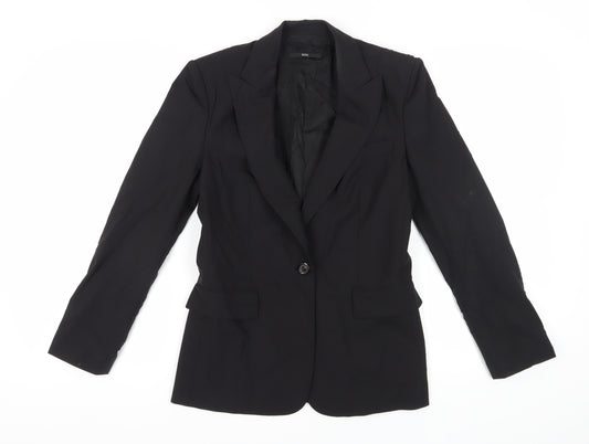 Hugo Boss Women's Black Blazer Jacket Size 10