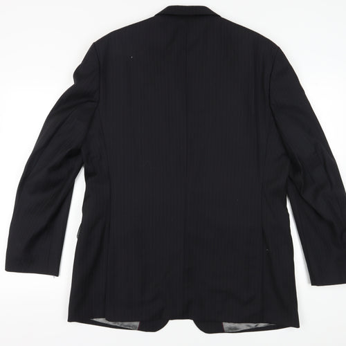 Austin Reed Men's Black Blazer, Size 44R, Wool, Classic Fit