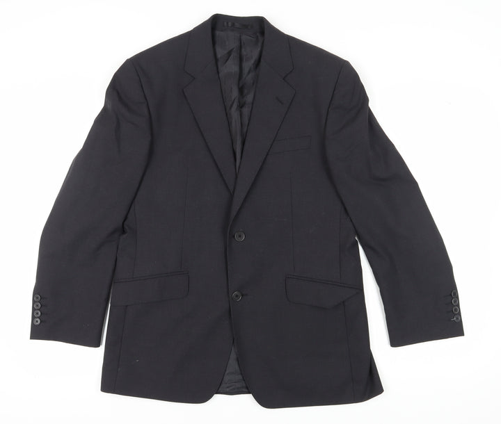 Jaeger Men's Grey Wool Blazer 40S