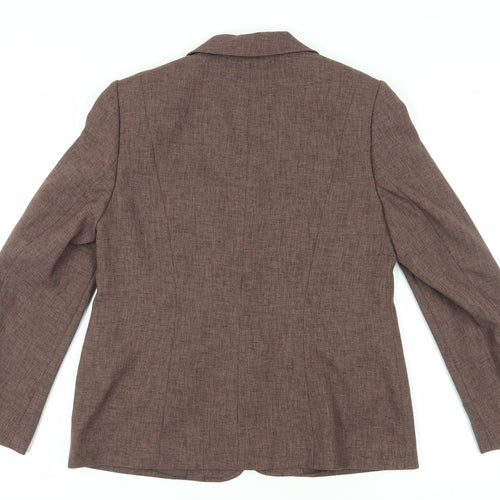 Eastex Women's Brown Suit Jacket, Size 10, Lined, Excellent