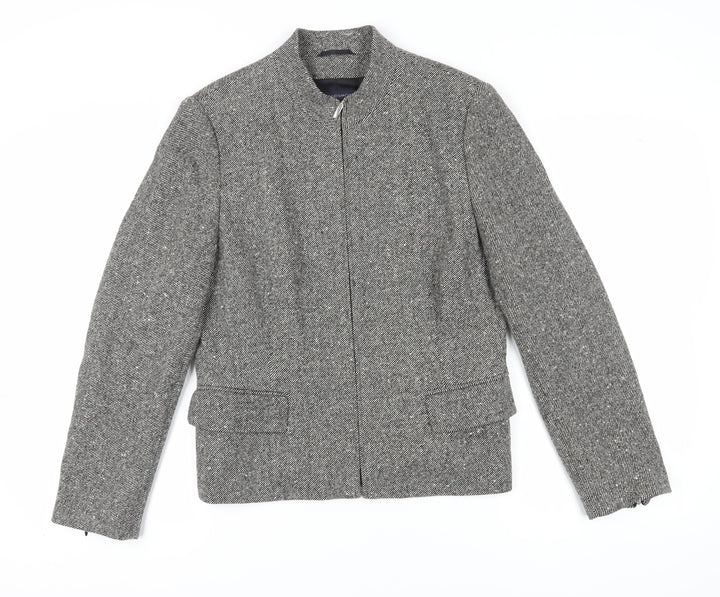 Windsmoor Women's Grey Tweed Classic Jacket Size 14