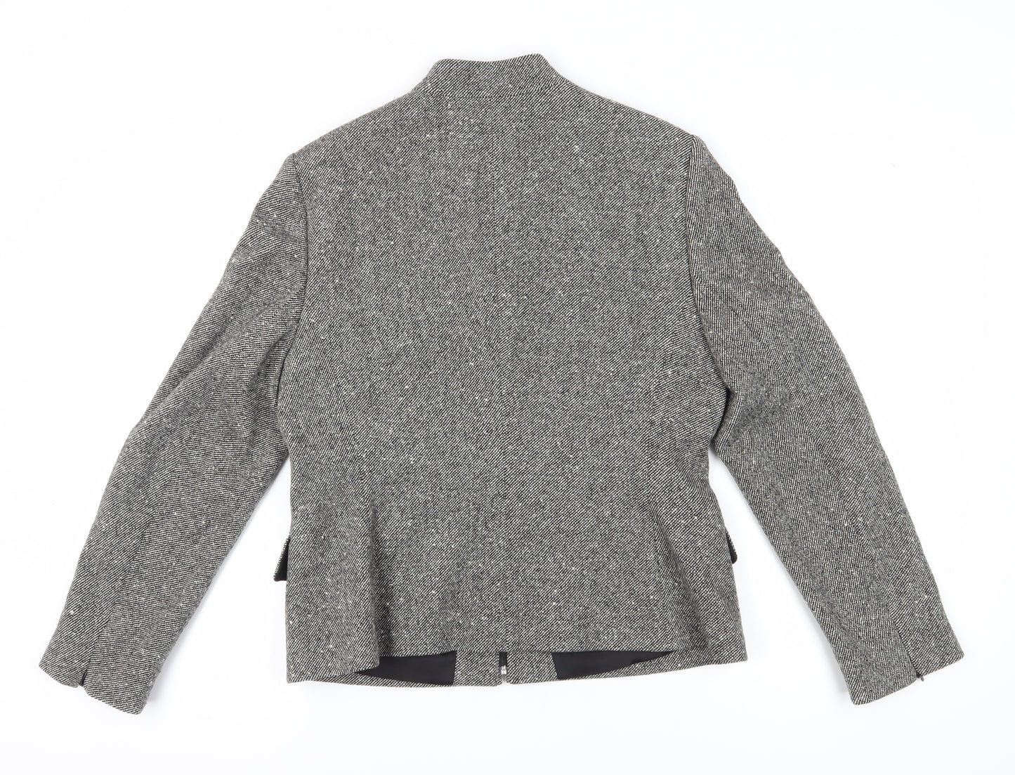 Windsmoor Women's Grey Tweed Classic Jacket Size 14