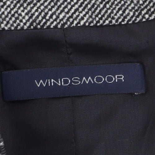 Windsmoor Women's Grey Tweed Classic Jacket Size 14