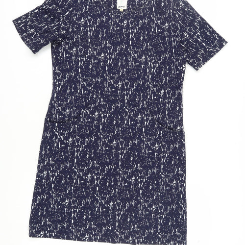 Manderay Women's Blue Shift Dress, Size 12