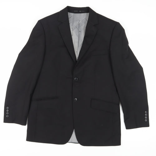 Ben Sherman Black Men's Blazer 38 Regular Fit.