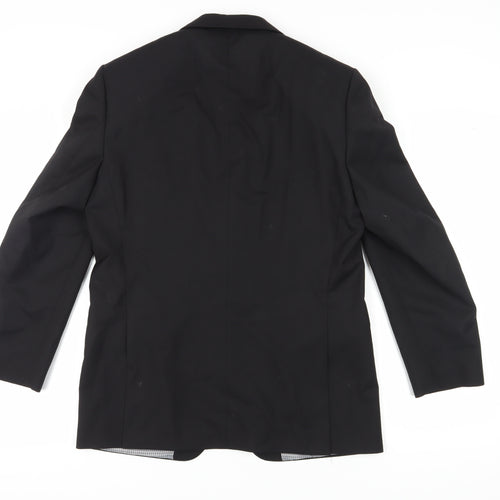 Ben Sherman Black Men's Blazer 38 Regular Fit.