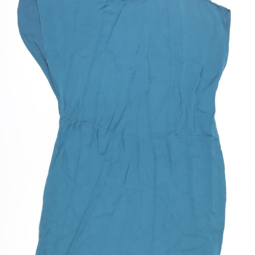Jaeger Women's Blue Shift Dress, Size 18, Summer Style